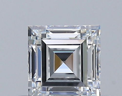0.42 carat E-VVS1 Natūralus Square Radiant Deimantas (1)