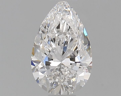 0.51 carat E-VVS1 Natūralus Pear Deimantas (1)