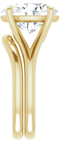 Sužadėtuvių Žiedas „Solitaire“ 18k yellow gold Oval 12mm x 10mm (9)