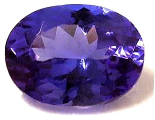 1.63 carat BLUE Oval Tanzanite (1)