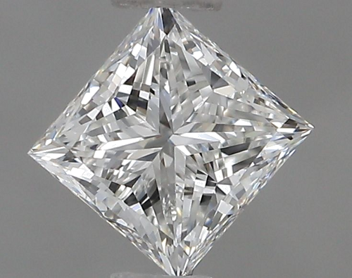 0.7 carat G-VVS2 Natūralus Princess Deimantas (1)