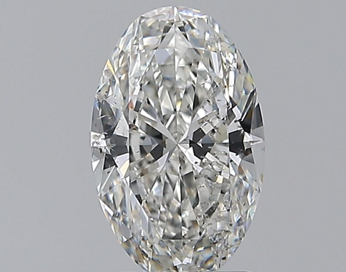 2.01 carat G-SI2 Natūralus Oval Deimantas (1)