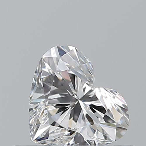 0.5 carat F-VS2 Natūralus Heart Deimantas (1)