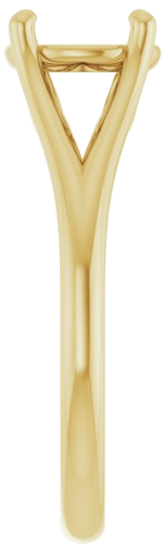 Sužadėtuvių Žiedas „Solitaire“ 14k yellow gold Round 7.4mm (4)