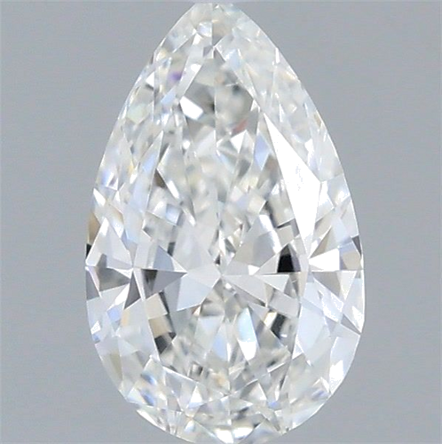 0.4 carat F-VS2 Natūralus Pear Deimantas (1)