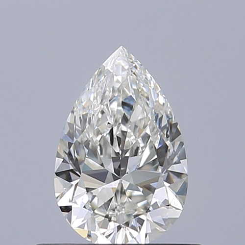 0.53 carat H-VVS1 Natūralus Pear Deimantas (1)