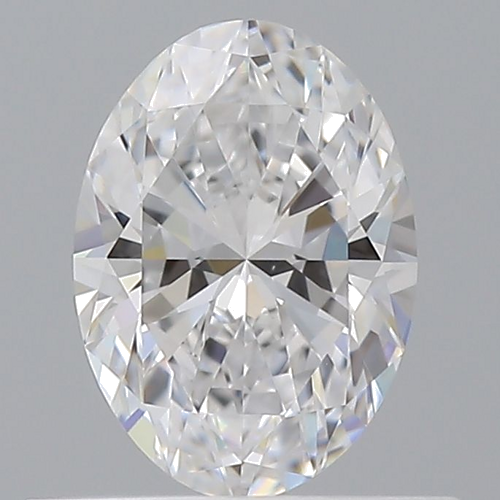 0.52 carat D-VVS2 Natūralus Oval Deimantas (1)