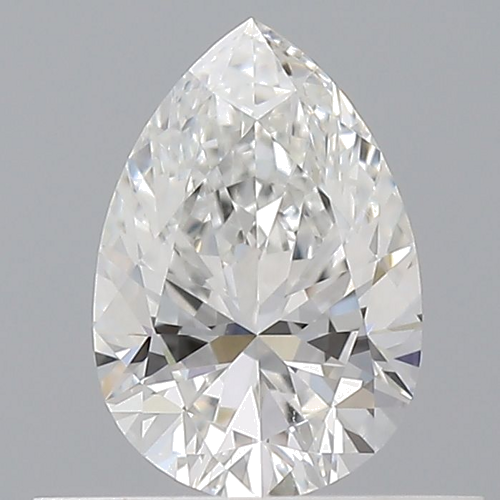0.5 carat F-SI1 Natūralus Pear Deimantas (1)