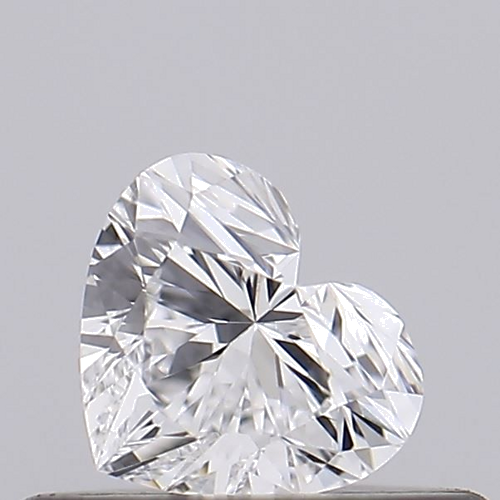 0.26 carat D-VVS1 Natūralus Heart Deimantas (1)