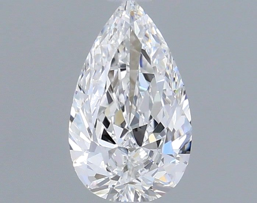 0.33 carat E-VVS1 Natūralus Pear Deimantas (1)