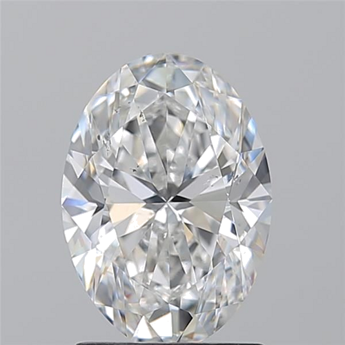 1.7 carat E-SI1 Natūralus Oval Deimantas (1)