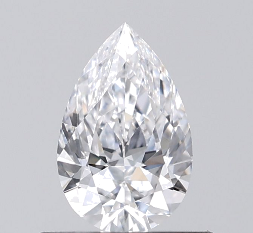 0.55 carat D-VS2 Natūralus Pear Deimantas (1)