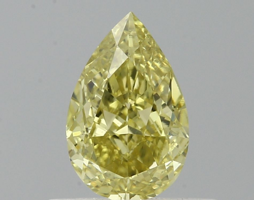 0.51 carat Fancy Brownish Greenish Yellow-VS2 Natūralus Pear Deimantas (1)