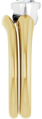 Sužadėtuvių Žiedas „Bezel-Set Solitaire“ 14k yellow/white gold Marquise 10mm x 5mm (9)