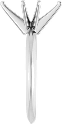 14K White Marquise 6-Prong Light Solitaire Engagement Ring Mounting (4)