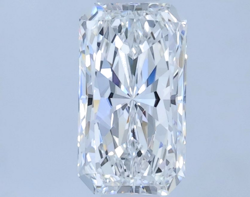 0.51 carat E-VVS2 Natūralus Radiant Deimantas (1)