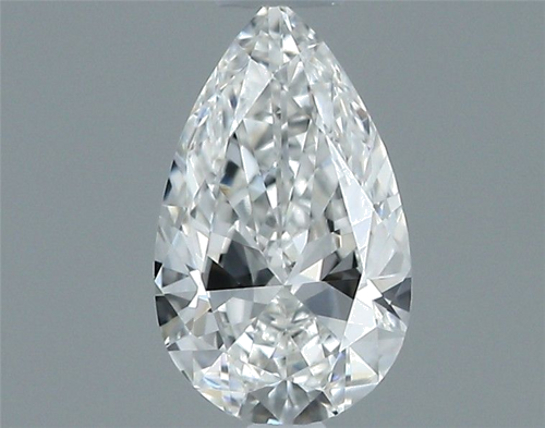 0.3 carat F-VS1 Natūralus Pear Deimantas (1)