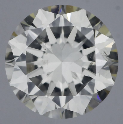 0.37 carat H-SI2 GD cut Natūralus Round Deimantas (1)