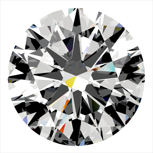 0.3 carat D-VS2 GD cut Natūralus Round Deimantas (1)