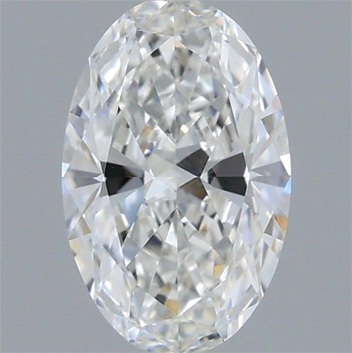 0.5 carat F-VVS1 Natūralus Oval Deimantas (1)