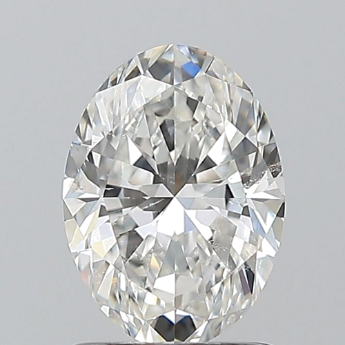 1.2 carat G-SI1 Natūralus Oval Deimantas (1)