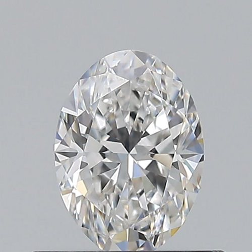 0.5 carat F-VVS2 Natūralus Oval Deimantas (1)