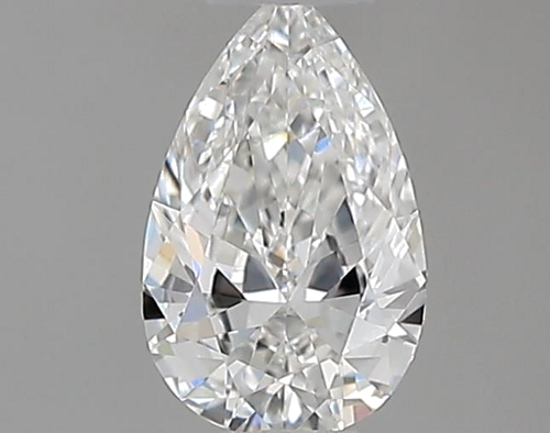 0.3 carat F-VS1 Natūralus Pear Deimantas (1)