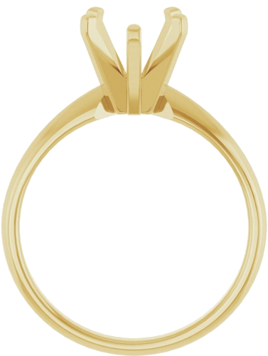Sužadėtuvių Žiedas „Solitaire“ 14k yellow gold Pear 10mm x 6.5mm (2)