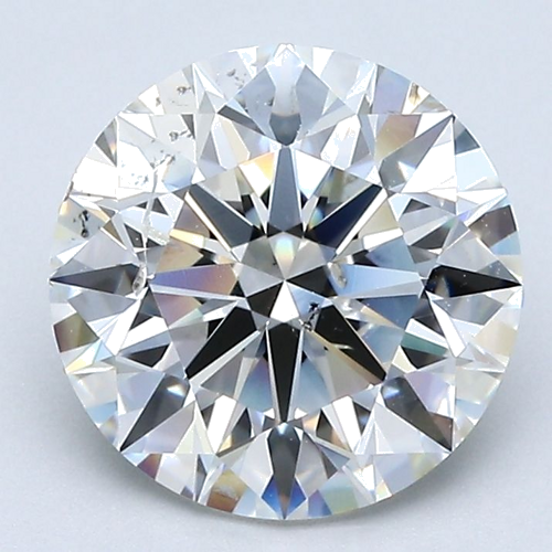 2.43 carat H-SI2 Excellent cut Natūralus Round Deimantas (1)