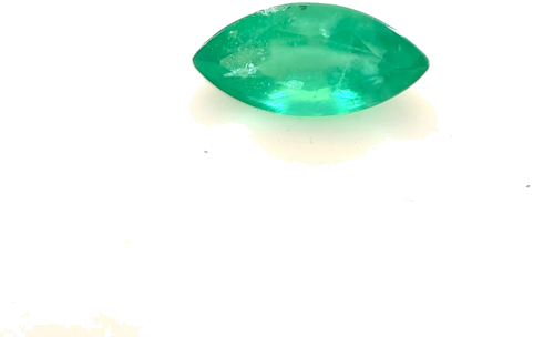 0.43 carat GREEN Marquise Smaragdas (1)