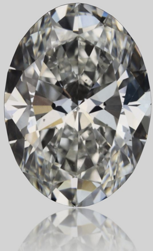 0.52 carat G-SI1 Natūralus Oval Deimantas (1)