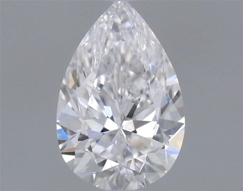 0.3 carat D-VVS1 Natūralus Pear Deimantas (1)