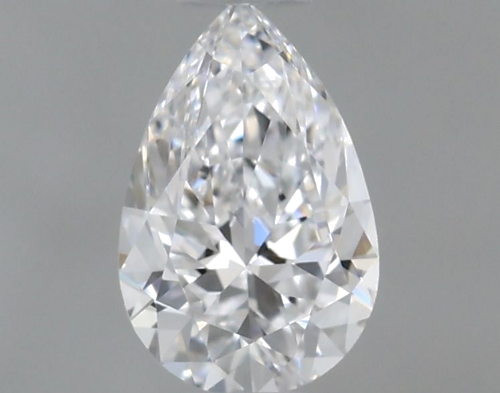 0.3 carat D-VVS1 Natūralus Pear Deimantas (1)