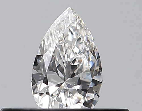 0.24 carat F-VS1 Natūralus Pear Deimantas (1)