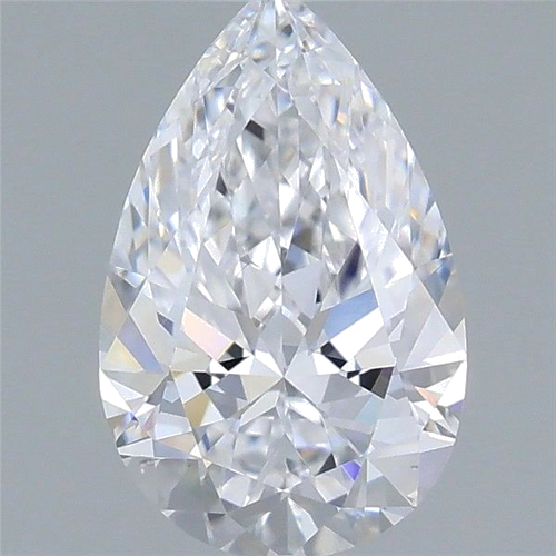 0.7 carat D-VS2 Natūralus Pear Deimantas (1)