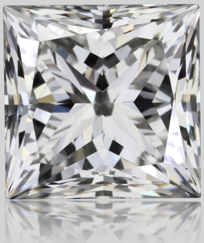 0.7 carat G-VVS2 Natūralus Princess Deimantas (1)