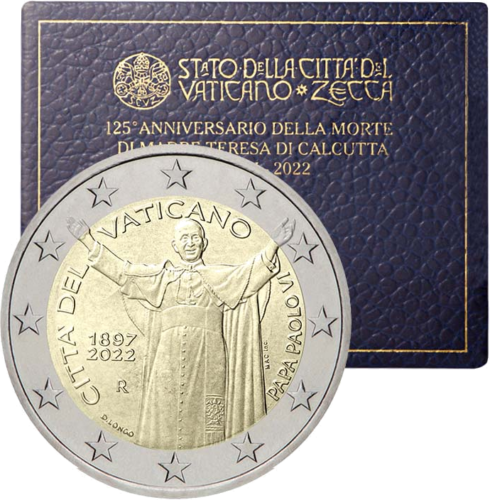 2022 Vatican Pope Paul VI 2 euro coin (1)