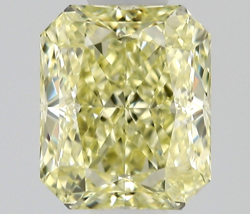 0.5 carat Fancy Yellow-VVS1 Natūralus Radiant Deimantas (1)