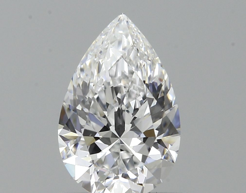 0.54 carat D-VVS2 Natūralus Pear Deimantas (1)