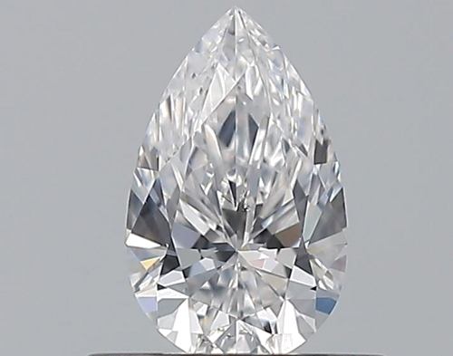 0.47 carat D-SI1 Natūralus Pear Deimantas (1)