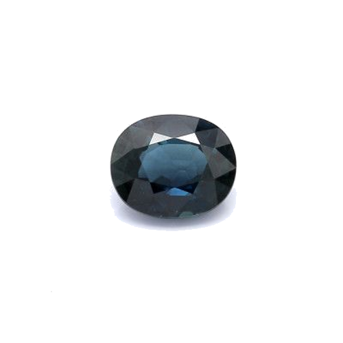 1.78 carat BLUE BRILLIANTSTEP cut Oval Safyras (1)