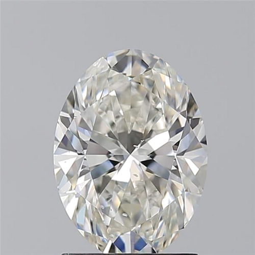 1.7 carat I-SI1 Natūralus Oval Deimantas (1)