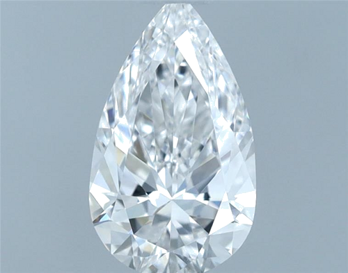 0.5 carat F-VVS1 Natūralus Pear Deimantas (1)