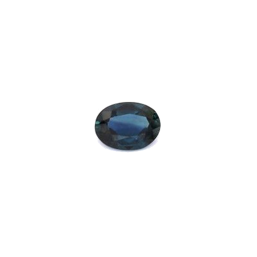 0.42 carat BLUE BRILLIANTSTEP cut Oval Safyras (1)