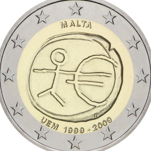 2009 Малта Монета от 2 евро ИПС (2)