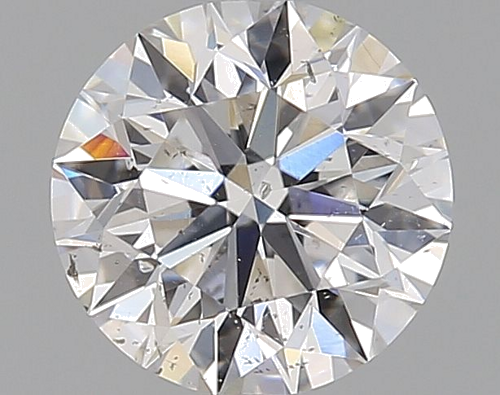 0.51 carat E-SI2 Excellent cut Natūralus Round Deimantas (1)
