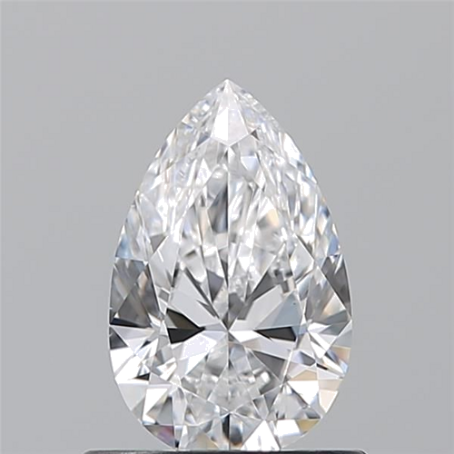 0.7 carat D-VS2 Natūralus Pear Deimantas (1)