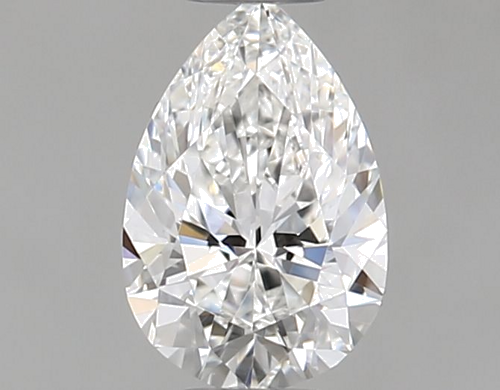 0.4 carat F-VVS1 Natūralus Pear Deimantas (1)