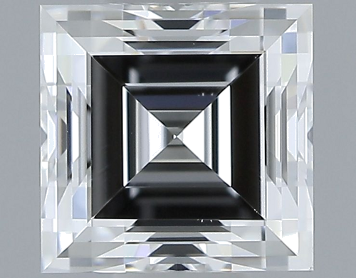 0.51 carat E-VVS2 Natūralus Square Radiant Deimantas (1)