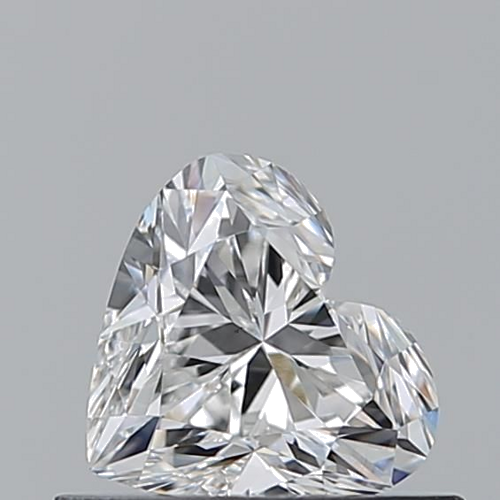 0.51 carat F-VS1 Natūralus Heart Deimantas (1)